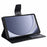 HANMAN Mill Series for Samsung Galaxy Tab A9 Case Magnetic Leather Folio Flip Tablet Cover - Black - 5