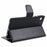HANMAN Mill Series for Samsung Galaxy Tab A9 Case Magnetic Leather Folio Flip Tablet Cover - Black - 6