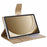HANMAN Mill Series for Samsung Galaxy Tab A9+ Leather Case Folio Flip Tablet Wallet Cover - Champagne Gold - 5