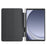 For Samsung Galaxy Tab A11 / A9 Case Tri-fold Leather Pen Slot Tablet Stand Cover - Black - 2