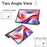 For Lenovo Tab M11 / Xiaoxin Pad 11 2024 Case Tri-fold Transparent Back Auto Sleep / Wake Cover with Pen Slot - Black - 3