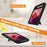 For Lenovo Tab P12 EVA Case Handle Shockproof Kid-Friendly Tablet Cover - Black - 3