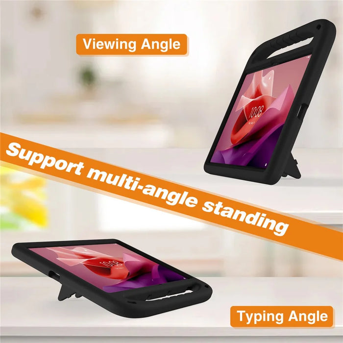 For Lenovo Tab P12 EVA Case Handle Shockproof Kid-Friendly Tablet Cover - Black - 3