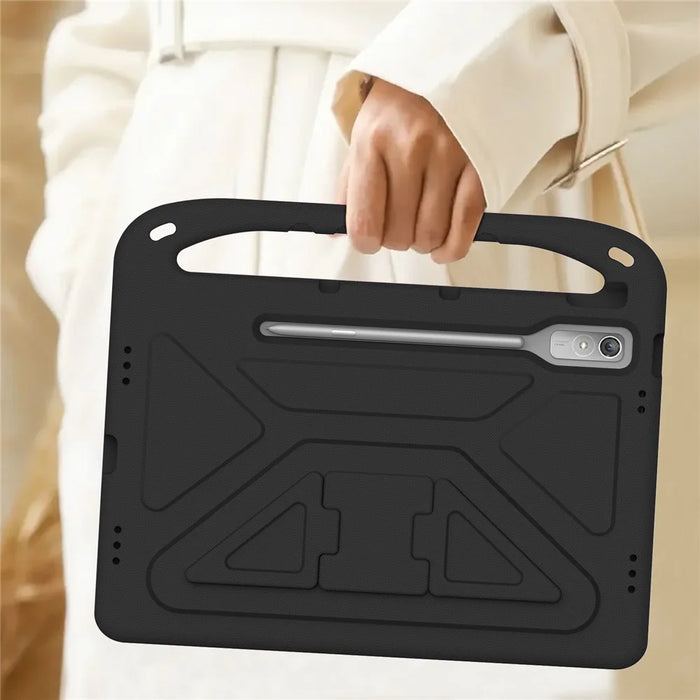 For Lenovo Tab P12 EVA Case Handle Shockproof Kid-Friendly Tablet Cover - Black - 6