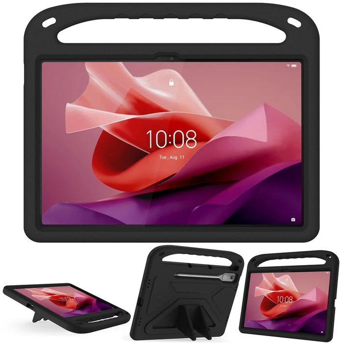 For Lenovo Tab P12 EVA Case Handle Shockproof Kid-Friendly Tablet Cover - Black - 7