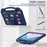 For Lenovo Tab P12 EVA Case with Kickstand Drop Protective Rugged Tablet Cover - Navy Blue - 3