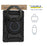 For Samsung Galaxy Tab S9 Ultra Kickstand Tablet Case PC+Silicone Cover - Black - 6