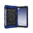 For Samsung Galaxy Tab A9 Tablet Case PC+Silicone Cover Kickstand - Navy Blue - 2