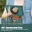 For Samsung Galaxy Tab A9 Tablet Case 360 Degree Rotary Kickstand Hand Strap Cover - Midnight Green - 5