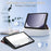 For Samsung Galaxy Tab A11 / A9 Leather Tablet Case Pattern Printing Tri-fold Stand - Graffiti - 2