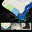 For Samsung Galaxy Tab A9+ Tablet Case Scratch-resistant Kickstand PC+Silicone Cover - Colorful Blue - 2