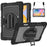 For Samsung Galaxy Tab S6 Lite (2024) / S6 Lite (2022) / S6 Lite (2020) Kickstand Tablet Case with Shoulder Strap - All Black - 1