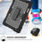 For Samsung Galaxy Tab S6 Lite (2024) / S6 Lite (2022) / S6 Lite (2020) Kickstand Tablet Case with Shoulder Strap - All Black - 4