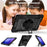 For Samsung Galaxy Tab A7 10.4 (2020) / (2022) Kickstand Case PC+Silicone Cover with Shoulder Strap - All Black - 5