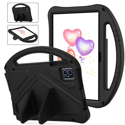 For T-Mobile REVVL Tab 2 (2025) / Teclast M50 HD 10.1 / M50 Pro 10.1 (2023) / Blackview Tab 80 Tablet Case with Handle EVA Shockproof Cover - Black - 1