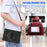For Amazon Fire HD 10 (2023) Protective Cover Kickstand Tablet Case with Hand Strap / Shoulder Strap - Black - 6