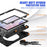 For Amazon Fire HD 10 (2023) Protective Cover Kickstand Tablet Case with Hand Strap / Shoulder Strap - Black - 7
