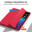 For iPad (2025) / iPad 10.9 (2022) Tri-Fold Stand Tablet Case Auto Wake / Sleep PU Leather+TPU Protective Cover  - Black - 4
