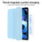 For iPad (2025) / iPad 10.9 (2022) Tri-Fold Stand Tablet Case Auto Wake / Sleep PU Leather+TPU Protective Cover  - Black - 6