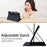 For Samsung Galaxy Tab S8 Leather Case Stand Tablet Cover Card Slots - Black - 3