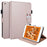 For iPad mini (2019) 7.9 inch / mini 4 / mini 3 / mini 2 / mini Tablet Case Leather Card Holder Cover - Rose Gold - 1