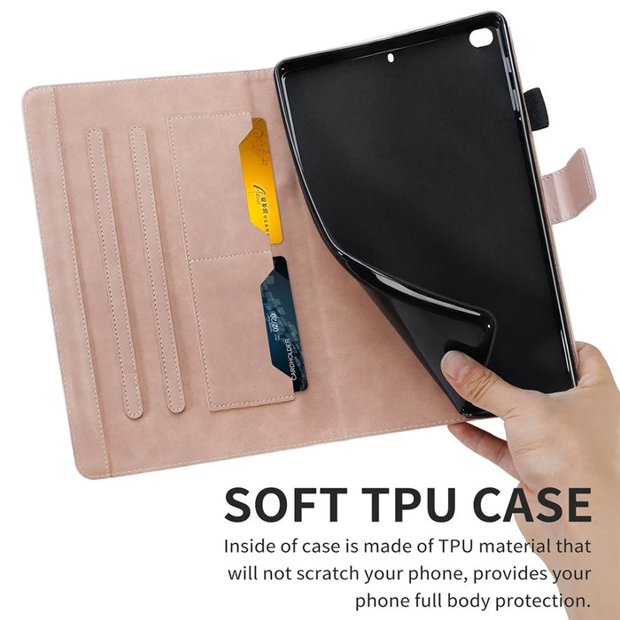 For iPad mini (2019) 7.9 inch / mini 4 / mini 3 / mini 2 / mini Tablet Case Leather Card Holder Cover - Rose Gold - 3
