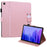 For Samsung Galaxy Tab A7 10.4 (2020) / (2022) Tablet Case Stand Leather Cover Card Slots - Rose Gold - 1