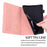 For Samsung Galaxy Tab A7 10.4 (2020) / (2022) Tablet Case Stand Leather Cover Card Slots - Rose Gold - 7