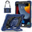 C3 Tablet Case for iPad 10.2 (2019) / (2020) / (2021) Kids Friendly Cover with Shoulder Strap Rotating Handle - Navy Blue+Black - 1