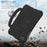 For Samsung Galaxy Tab A8 10.5 (2021) / (2022) EVA Case Soccer Pattern Handle Kickstand Shoulder Strap Cover - Black - 3