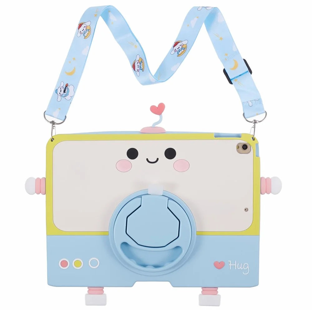 For iPad 10.2 (2021) / (2020) / (2019) / iPad Air 10.5 inch (2019) / Pro 10.5-inch (2017) Silicone Case with Lanyard - 2