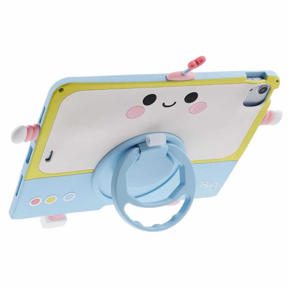 For iPad Air (2020) / (2022) / iPad Pro 11 (2020) / (2021) / (2022) Silicone Case Kickstand Tablet Cover with Lanyard - 4