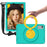 For Samsung Galaxy Tab A11+ / A9+ Eagle Pattern Case Rotating Grip Handle Kickstand Cover with Shoulder Strap - Light Green - 3