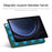 For Samsung Galaxy Tab S10 FE / S9 FE / S9 Case Magnetic V-Fold Stand Tablet Cover with Auto Sleep  /  Wake - Green - 2