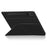 For Samsung Galaxy Tab S9 FE+ Case Magnetic PU Leather+PC Anti-scratch V-fold Stand Tablet Cover - Black - 3