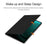 For Samsung Galaxy Tab S9 FE+ Case Magnetic PU Leather+PC Anti-scratch V-fold Stand Tablet Cover - Black - 5