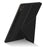 For Samsung Galaxy Tab S9 FE+ Case Magnetic PU Leather+PC Anti-scratch V-fold Stand Tablet Cover - Black - 7