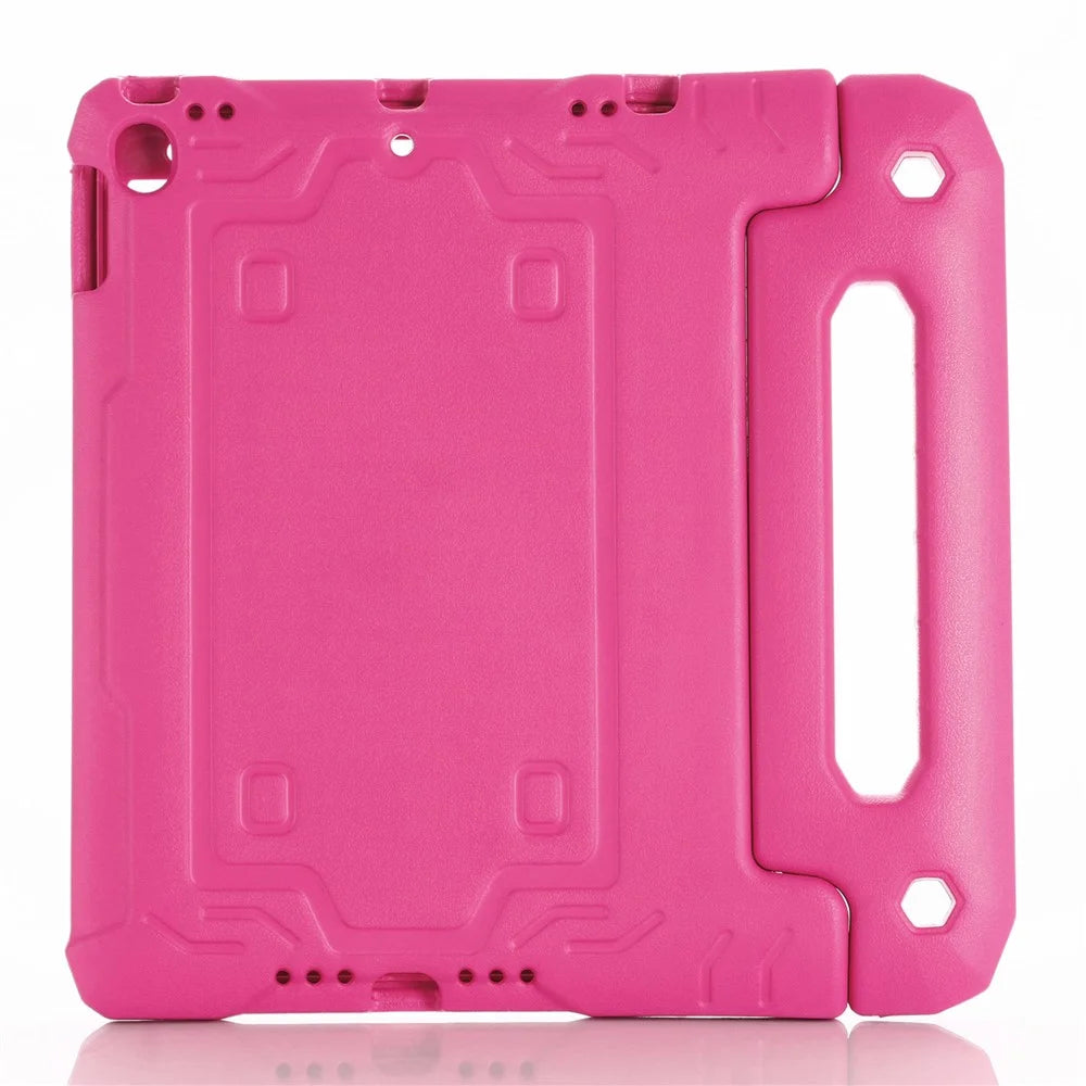 For iPad Air (2013)  /  Air 2  /  iPad 9.7-inch (2017)  /  (2018) Case EVA Kickstand Tablet Cover with PET Screen Film - Rose - 2