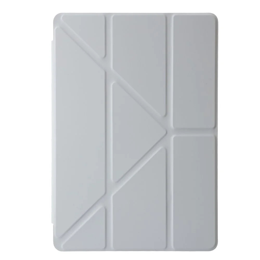 For Lenovo Tab M11 / Xiaoxin Pad 11 2024 Tablet Case Origami Stand TPU+Acrylic+PU Flip Cover - Grey - 5