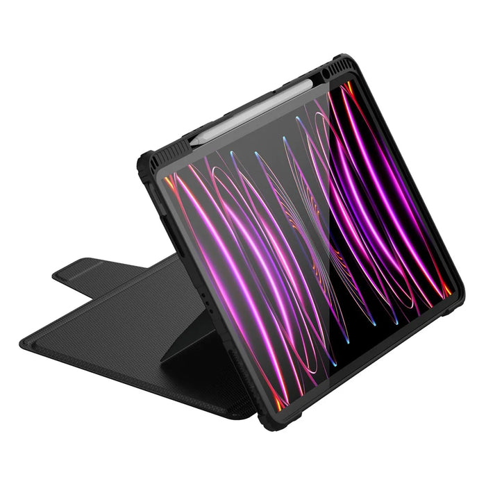 NILLKIN For iPad Air 13 (2026) / (2025) / (2024) / Pro 12.9 (2020) / (2021) / (2022) Case Magnetic Detachable Bluetooth-compatible Keyboard with Backlight - 4