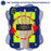 For iPad mini (2024) / mini (2021) Tablet Case Hand Strap Kickstand Cover with Shoulder Strap - Navy Blue+Green - 7