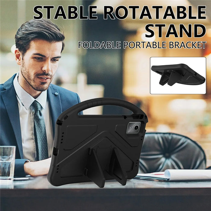 For Lenovo Tab M11 / Xiaoxin Pad 11 2024 Tablet Case with Handle Drop Proof EVA Cover - Black - 2