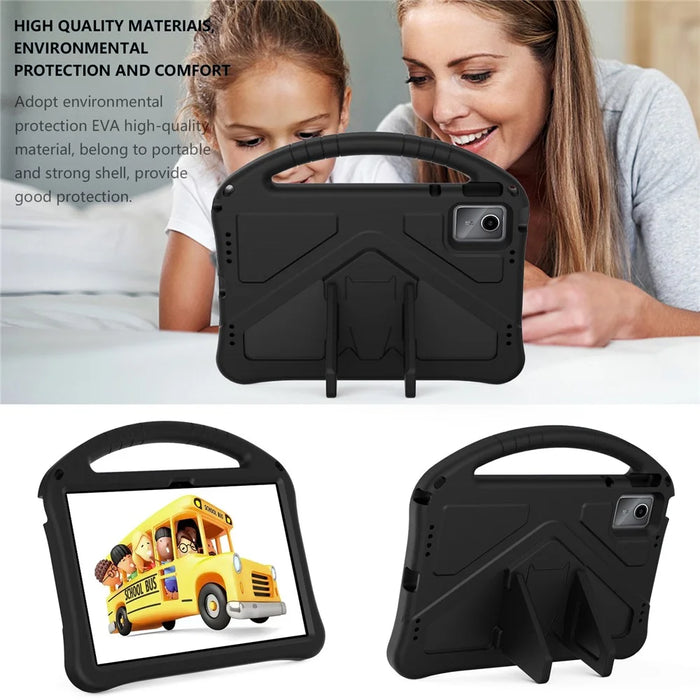 For Lenovo Tab M11 / Xiaoxin Pad 11 2024 Tablet Case with Handle Drop Proof EVA Cover - Black - 3