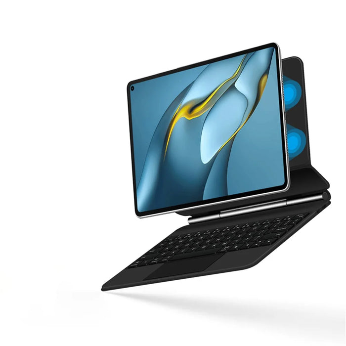 For Huawei MatePad Pro 10.8 (2021) Magnetic Floating Bluetooth-compatible Keyboard + Leather Tablet Case - 4