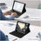 For iPad 10.2 (2021)  /  (2020)  /  (2019) Leather Bluetooth-compatible Keyboard Case Stand with Pen Holder - Black - 4