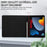 For iPad 10.2 (2021)  /  (2020)  /  (2019) Leather Bluetooth-compatible Keyboard Case Stand with Pen Holder - Black - 5