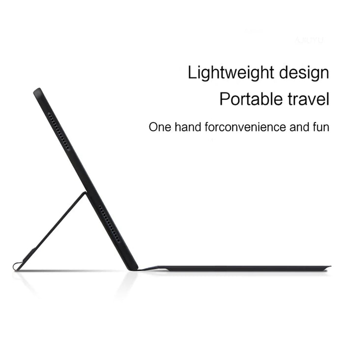 For Samsung Galaxy Tab S10 Ultra / S9 Ultra / S8 Ultra Leather Case + Touchpad Bluetooth-Compatible Keyboard (without Backlit) - 5