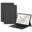 For Honor Pad 9 Leather Case + Bluetooth-compatible Keyboard with Backlight Trackpad - 2