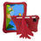 For iPad (2025) / 10.9 (2022) / Air (2020) / (2022) / iPad Pro 11 (2020) / (2021) / (2022) EVA Case Airplane Style Kickstand - Red - 1