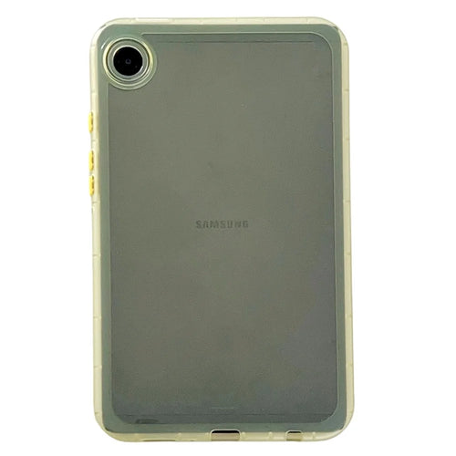 For Samsung Galaxy Tab A9 Clear Case Soft TPU Anti-Scratch Slim-Fit Cover - Yellow - 1